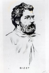 ジョルジュ・ビゼーの肖像（1838-75） 作： Unbekannt Unbekannt